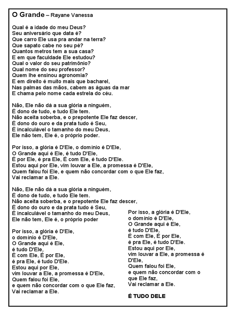 O Grande | PDF