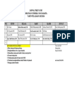 Jadwal Piket 2023 Revisi Agustus