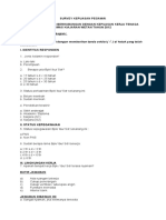 Pertanyaan Survey Kepuasan Pegawai