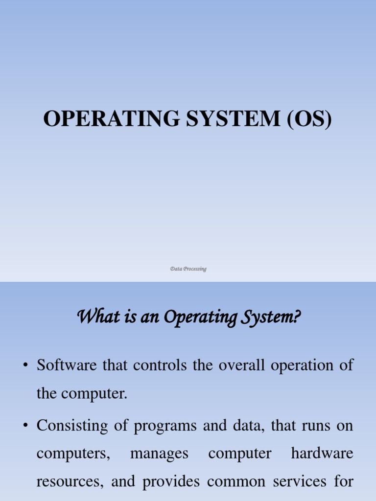 Dp - Operating System | Operating System | Microsoft Windows