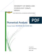 Numerical Analysis - Lecture Material