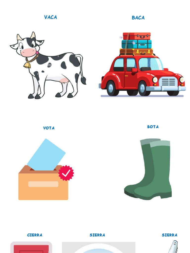 Palabras Homófonas | PDF