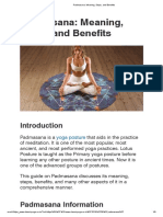 Padmasana - Meaning, Steps, and Benefits