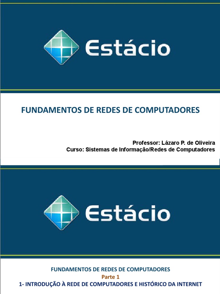 Fundamentos de Redes de Computadores | PDF | Modelo OSI | Rede de ...