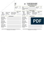 Student Information Form SY 2023-2024