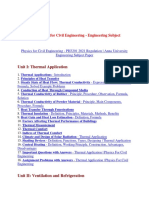 Physics For Civil Engineering