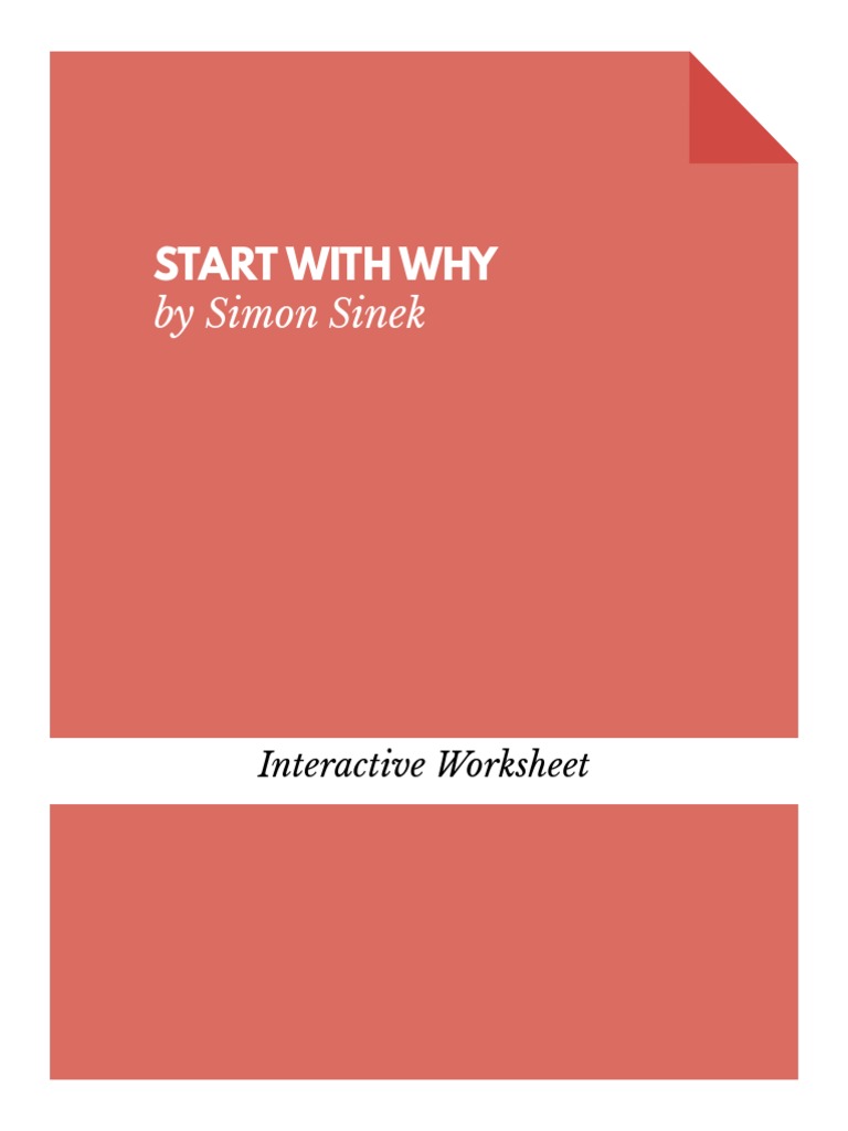 Start With Why Interactive Worksheet | PDF