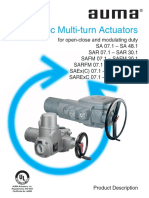 AUMA Electric Multi-Turn SA - SAR - SAFM - SARFM - SAEx - PB - Sa1 - Us