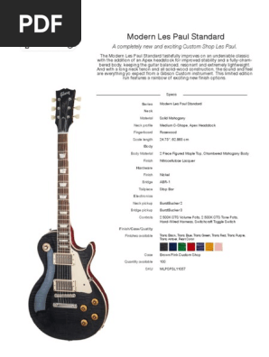 Modern-Les-Paul-Standard-One-Sheets - 副本 (2)