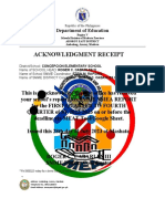 ACKNOWLEDGMENT RECEIPT (Smme)