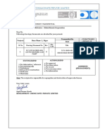 DCPL Drawing / Document Transmittal: Kind Attn: Mr. Rajiv Mehrotra - Global Atomic Corporation