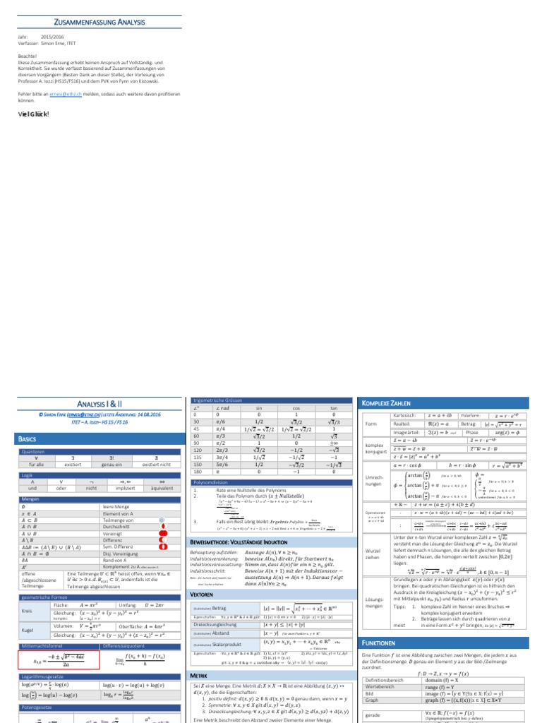 ZF Analysis Simon Erne 14.08.2016 | PDF