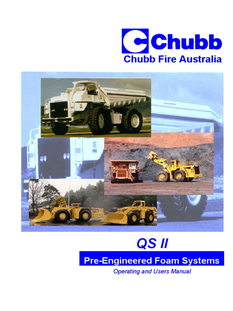 Chubb QSII - Operating & Users Manual | PDF | Valve | Manufactured Goods