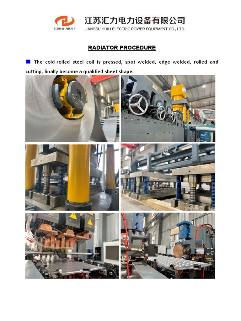 Radiator Manufacturing Process Overview | PDF