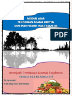 Modul Ajar Pendidikan Agama Kristen Dan Budi Pekerti - Menjadi Pembawa Damai Sejahtera - Fase F