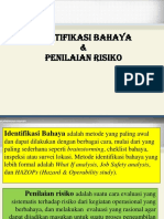 Identifikasi Bahaya & Penilaian Risiko