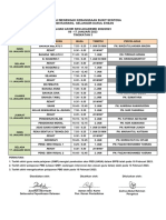 Jadual UASA 2022 - 2023 Tingkatan 3 SMKBS