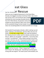 The Great Glass Elevator Rescue Have You Ever Imagined Being Stuck in The Great Glass Elevator