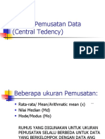 Ukuran Pemusatan Data (Central Tedency)