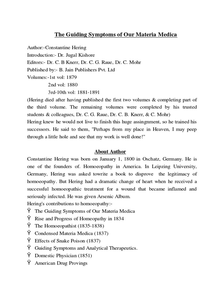 Hering Guiding Symptoms PDF