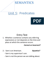 Semantics - Unit 5