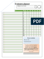 10 minutes planner - korean planner