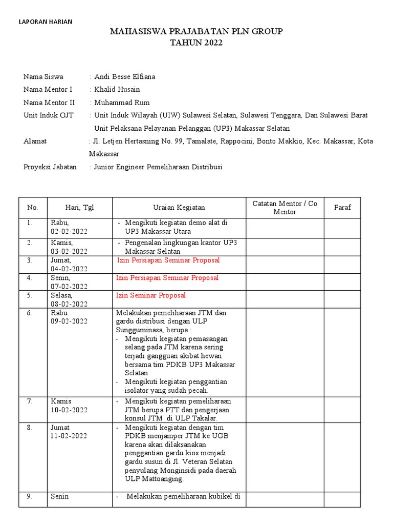 Laporan Harian Onpays Perubahan Format Laporan Harian Pln Postpaid ...