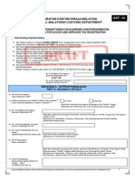 Dokumen - Tips Permohonan Pendaftaran Cukai Barang Dan GST 01 Application For GST 1 Sila