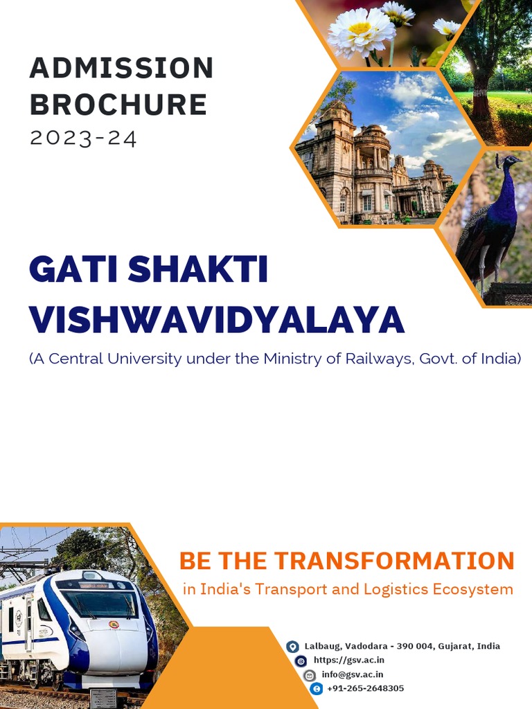 Gati Shakti Vishwavidyalaya Overview 2023-24 | PDF