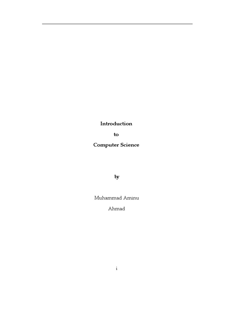 DCSC 102 - Introduction To Computer Science | PDF