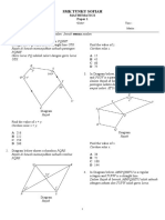 SMK Tunku Sofiah: Mathematics Paper 1