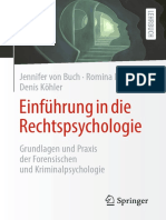 Jennifer Von Buch Romina Müller Denis Köhler - Einführung in Die Rechtspsychologie - Grundlagen Und Praxis Der Forensischen Und Kriminalpsychologie