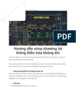 Hướng dẫn shop drawing hệ thống Điều hòa không khí