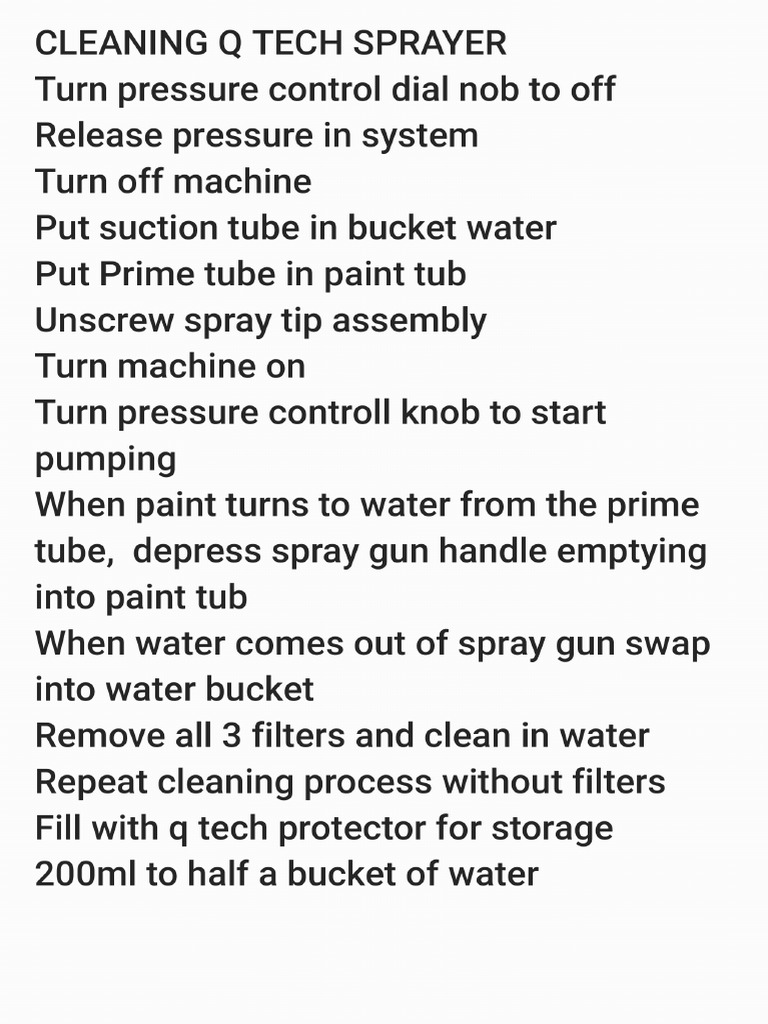 Paint Sprayer Instructions Pdf