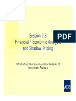 Financial Economic Analysis Shadow Pricing Mar2012