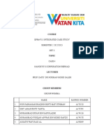 Case 4 - Nanosys's Corporation Berhad (NUMMA)