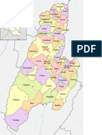 Mapa de Tolima (Político)