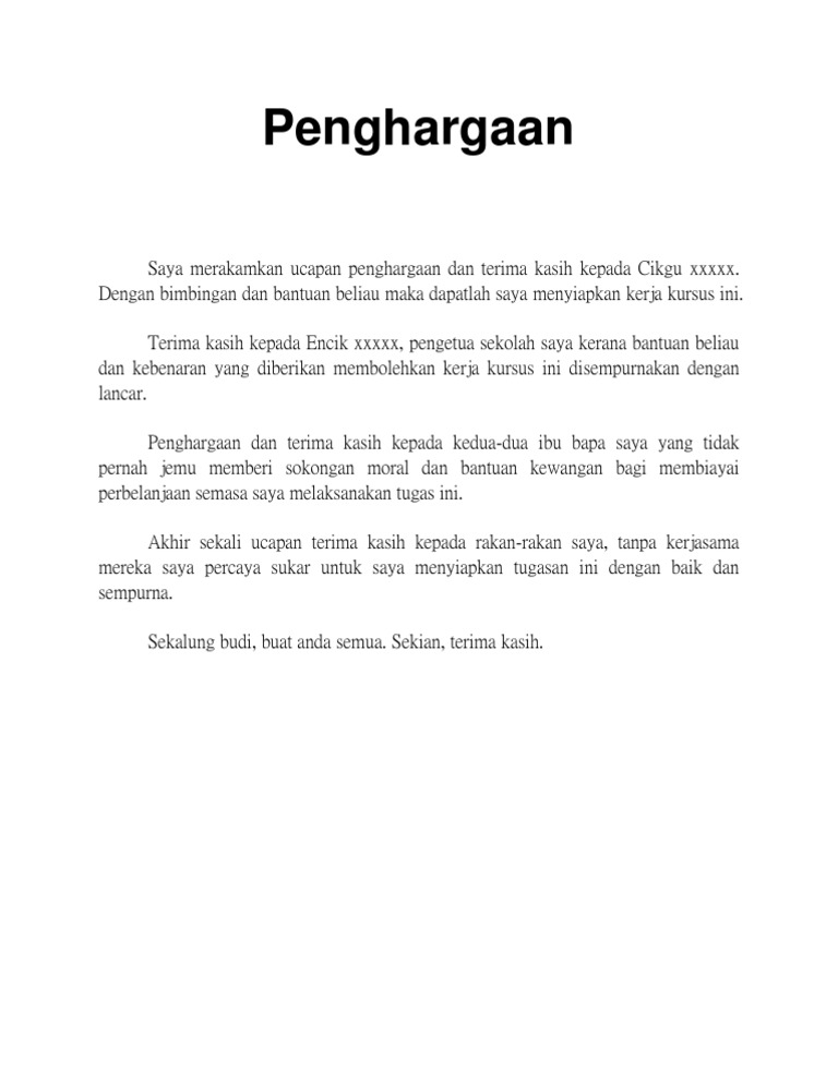 Penghargaan Moral X Pdf