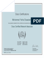 Cisco Certified Network Associate certificate