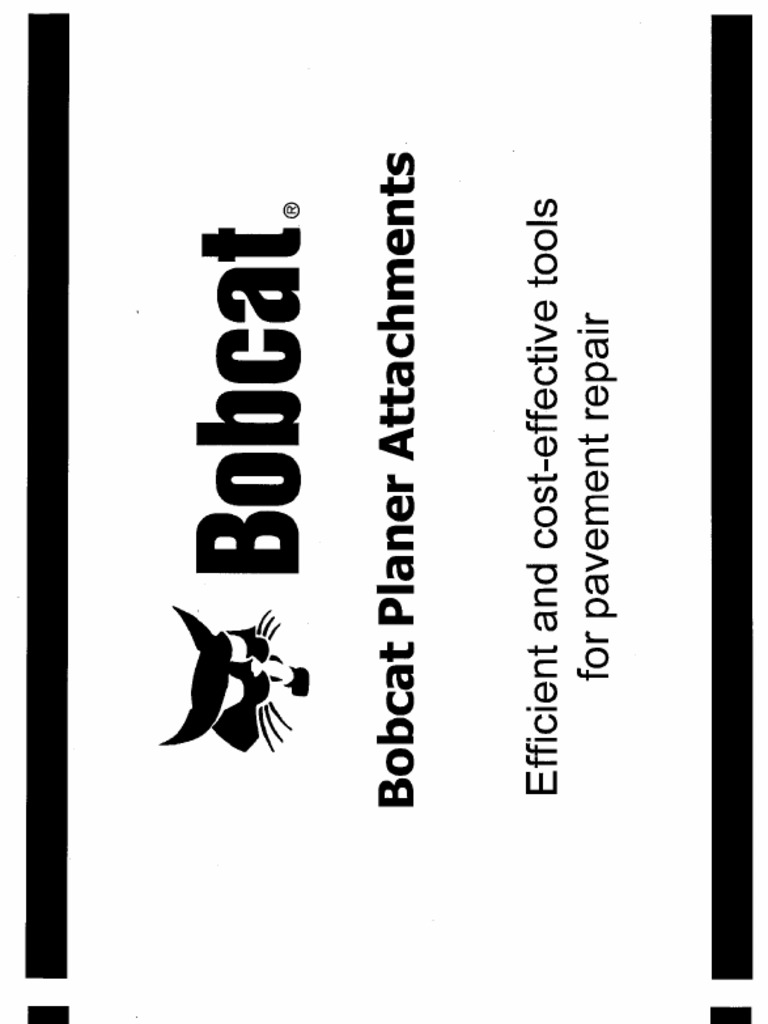 Bobcat Planner Attachements Pdf