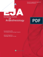 Of Anaesthesiology: European Journal