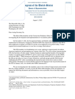 2023-08-01 Brad Wenstrup Letter to OSHA Re. Vaccine Mandate