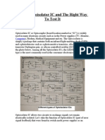 Testing and Troubleshooting Optoisolator ICs