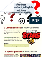 Brawl Stars Types of Questions