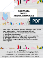 PTT AKSI NYATA TOPIK 1 MERDEKA MENGAJAR