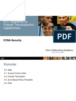 ACL Oluşturma Ve Firewall Teknolojilerinin Uygulunması: CCNA-Security