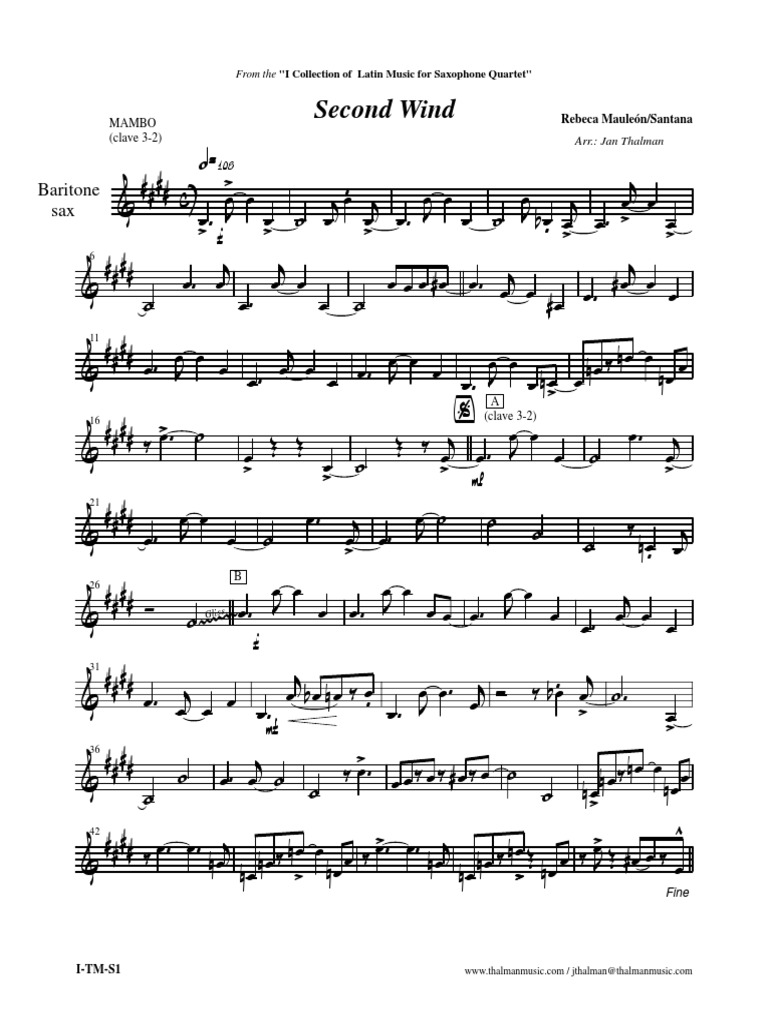 Second Wind 004 Sax Bar Tono Pdf