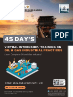 Virtual Internship Training On Oil & Gas Industrial Practices