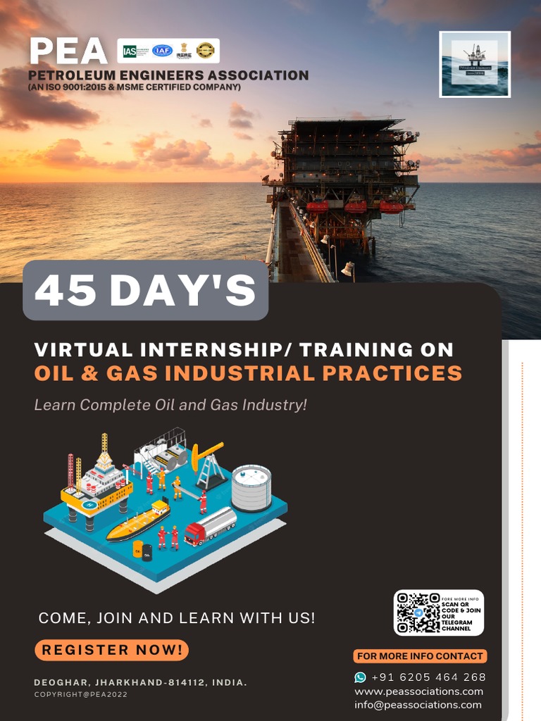 Virtual Internship Training On Oil & Gas Industrial Practices | PDF ...