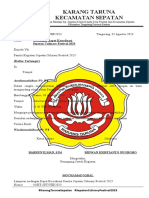 Surat Undangan Panitia Sepatan Culinary Festival 2023